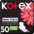Kotex Maxi كوتيكس فوط صحية ماكسي عادية مع أجنحة – 50 فوطة